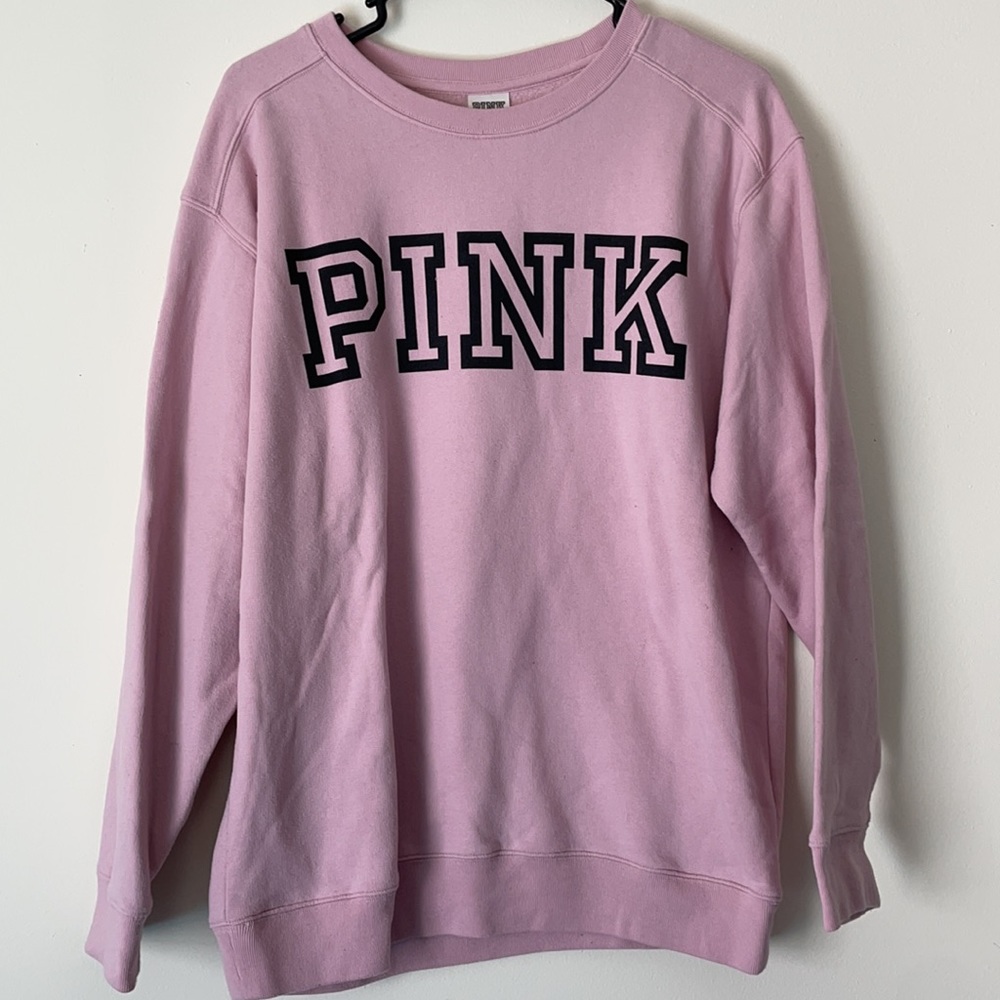 PINK | crew neck sweatshirt